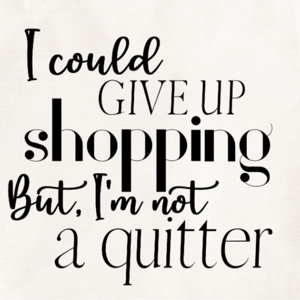 Shopping Quote Wall Art